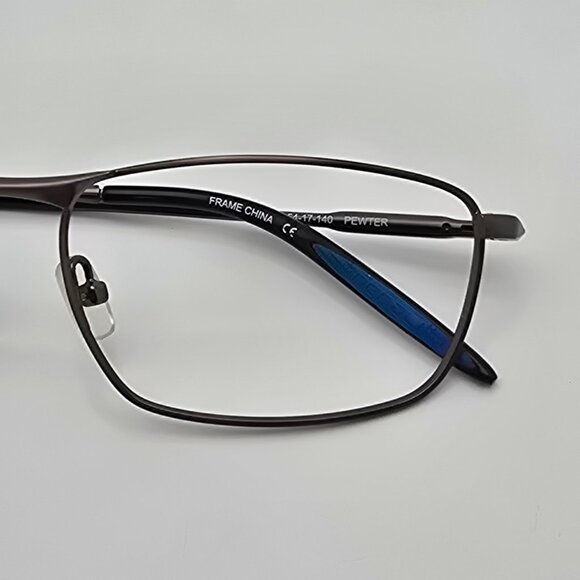 Denali Ledge Pewter Full Rim Eyeglasses Frame w/ Flexhinge 54-17-140 - Picture 12 of 13